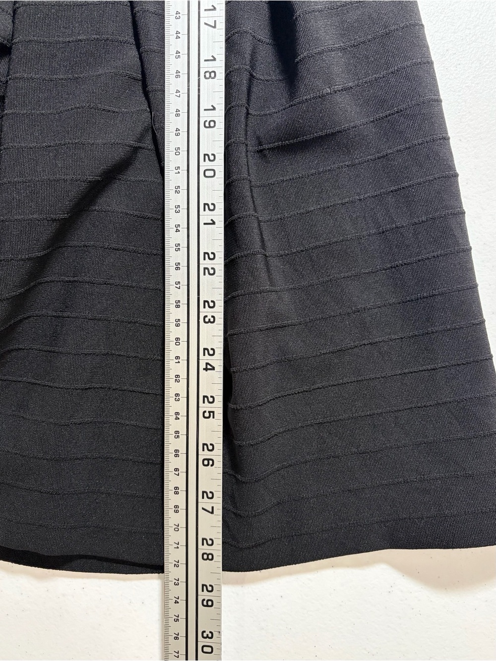 NWT Guess Strapless Black Pleated Fit-and-Flare Dress (8) - Picture 8 of 9